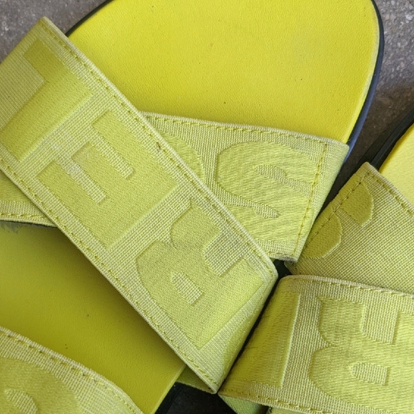 ❤️ Sorel Women's Yellow Slide Sandals Size 9.5 - Picture 10 of 11